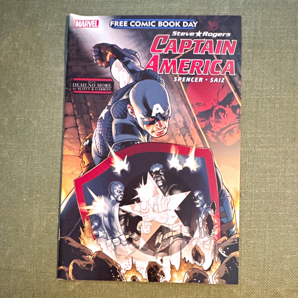 Marvel FCBD Captain America #1 (2016) Steve Rogers Black Panther Spider-Man
